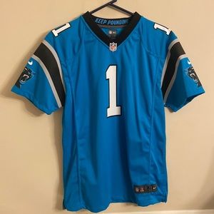 Nike Youth XL Carolina Panthers Cam Newton Jersey